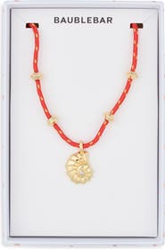 BaubleBar Join the New Wave Shell Pendant Necklace