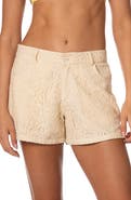Maaji White Petal Apoli Shorts Cover-Up