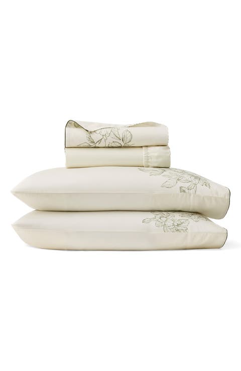 Signature Floral Piped Edge Sheet Set