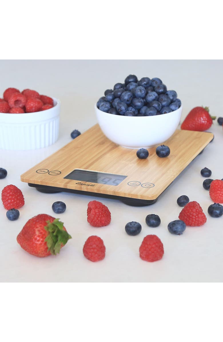 ESCALI Arti Kitchen Scale, Alternate, color, Natural Bamboo