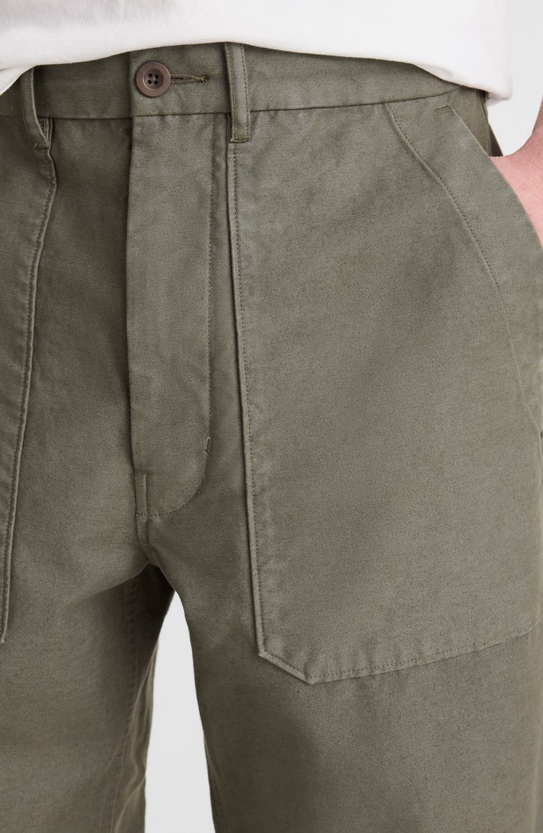 Madewell Reverse Sateen Fatigue Pants, Alternate, color, Surplus