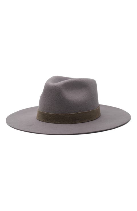 River High Crown Wool Fedora