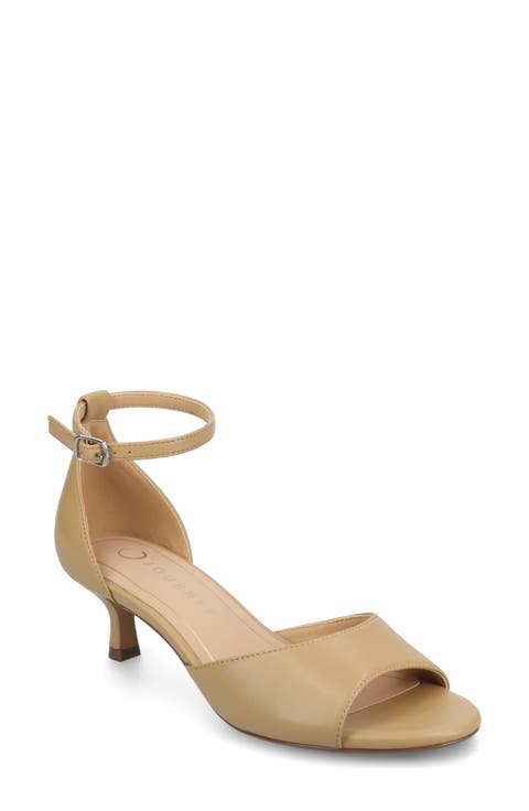 Jezzie Kitten Heel Sandal - Extra Wide Width Available (Women)