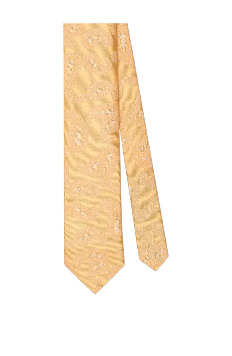 Robert Talbott Robert Paisley Twill Best of Class Necktie, Main, color, Yellow