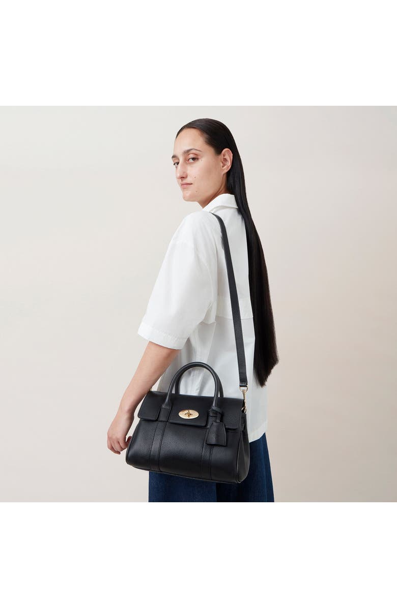 Mulberry Small Bayswater Satchel, Alternate, color, Black