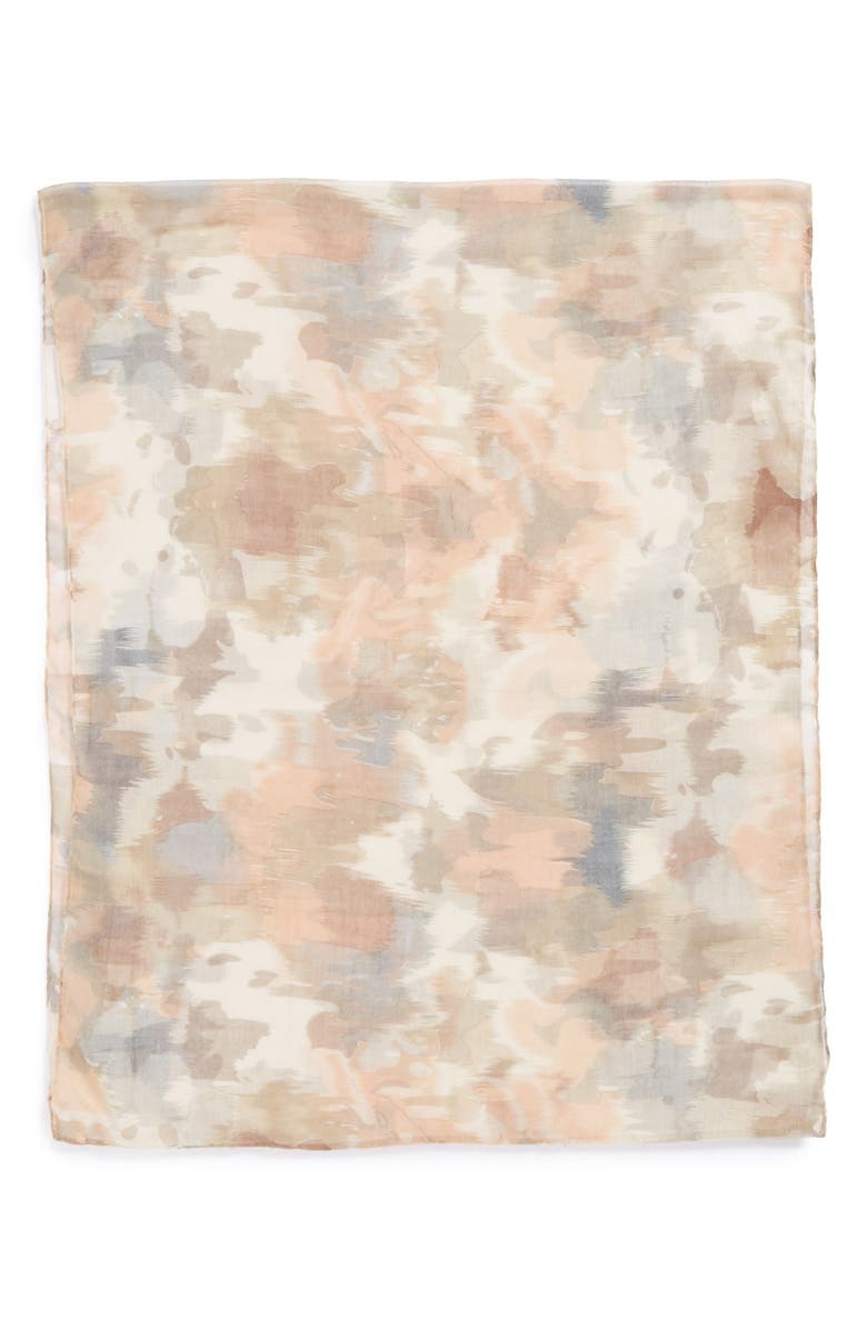 BP. Watercolor Infinity Scarf, Alternate, color,