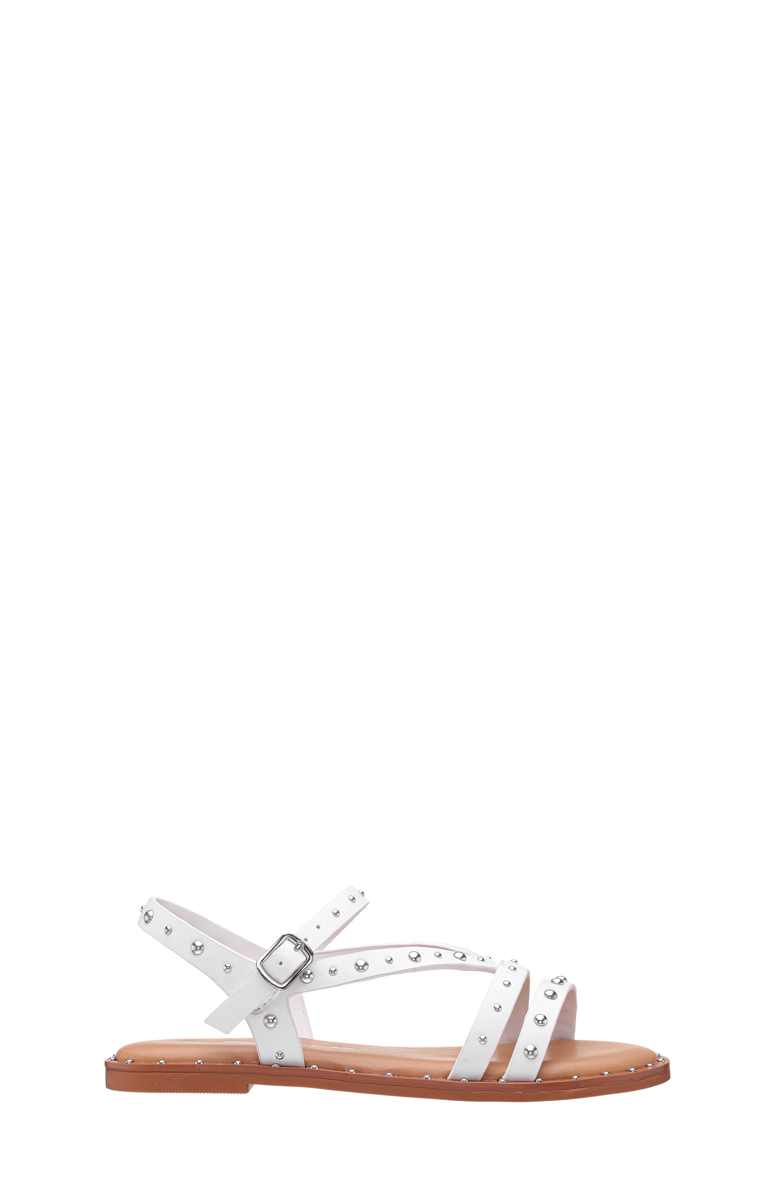 Nina Kids' Larsa Sandal, Alternate, color, White