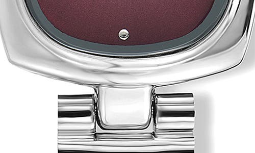 Ettika Square Dial Bracelet Watch, 20mm X 23mm In Metallic