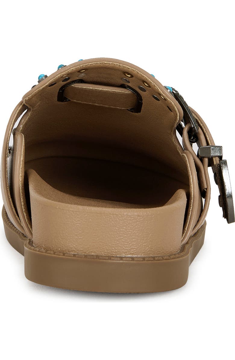 AZALEA WANG Flair Studded Clog, Alternate, color, Tan