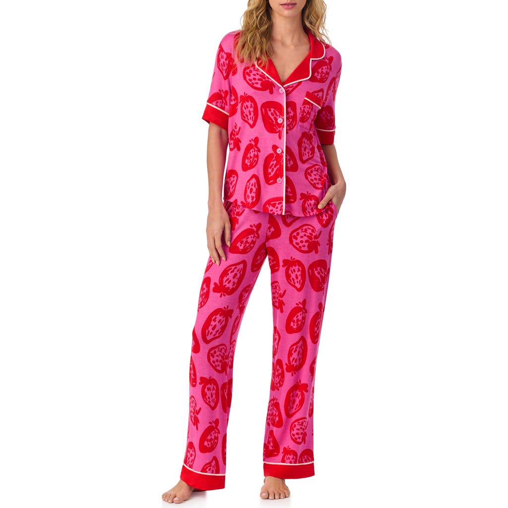 Room Service Pjs Print Long Pajamas