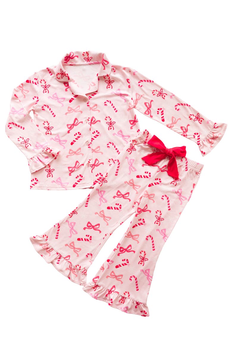 Sweet Wink Peppermint Party Christmas Lounge Set, Main, color, Soft Pink