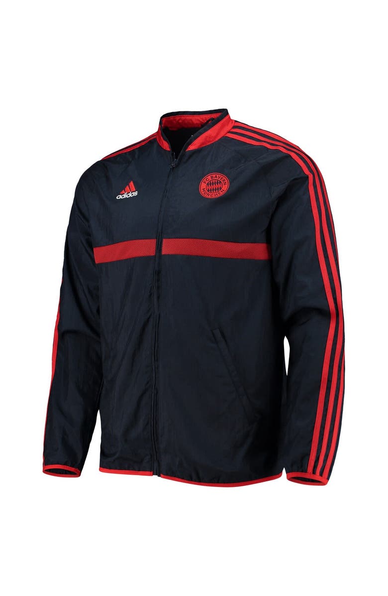 adidas Men's adidas Navy Bayern Munich Icons Woven Full-Zip Jacket, Alternate, color, 