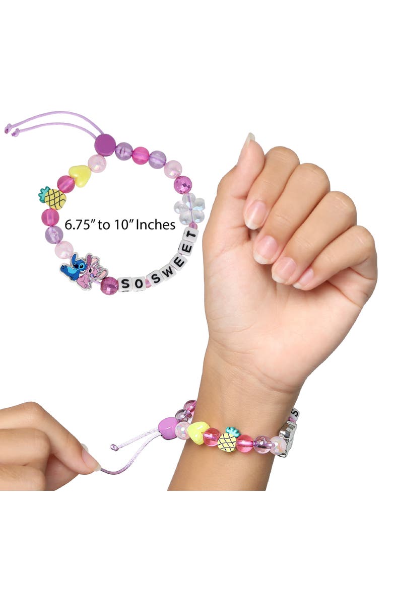 Angel & Stitch Bracelet Set for Girls 2-Piece Official License, Alternate, color, Purple