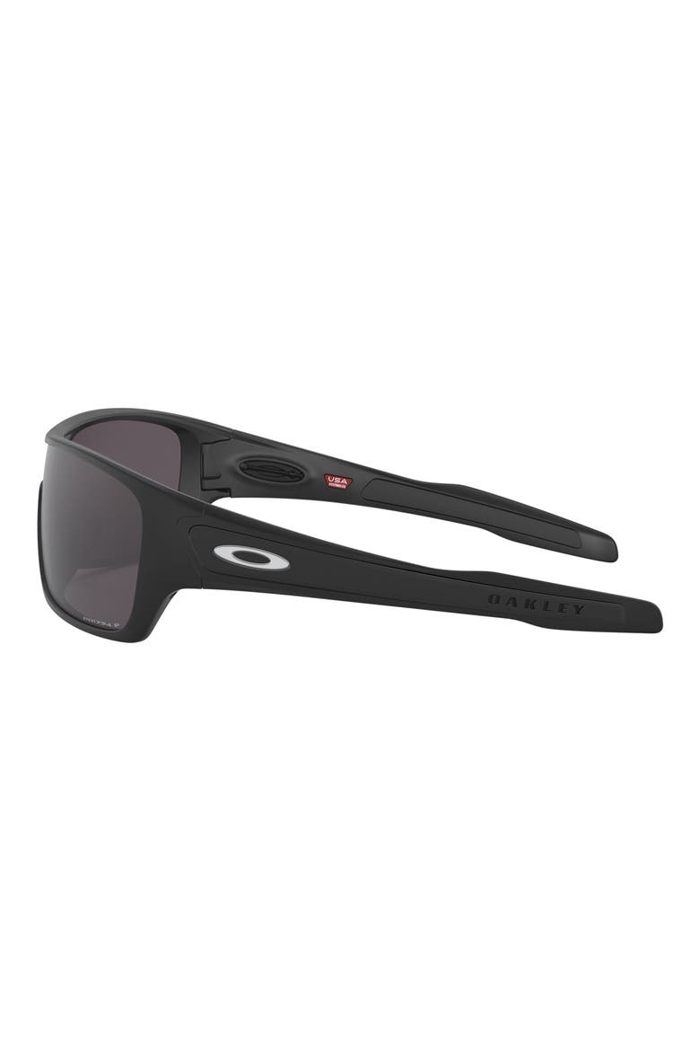 Turbine Rotor 128mm Polarized Shield Sunglasses, Alternate, color, MATTE BLACK/ PRIZM GREY