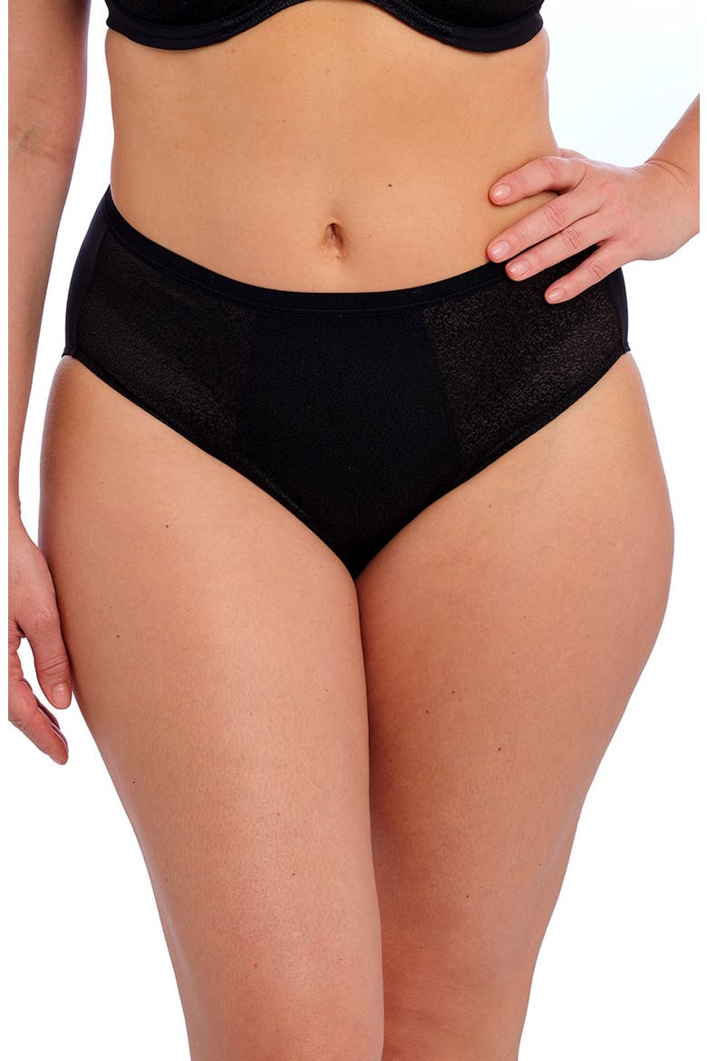 Demure Full Briefs, Alternate, color, BLACK