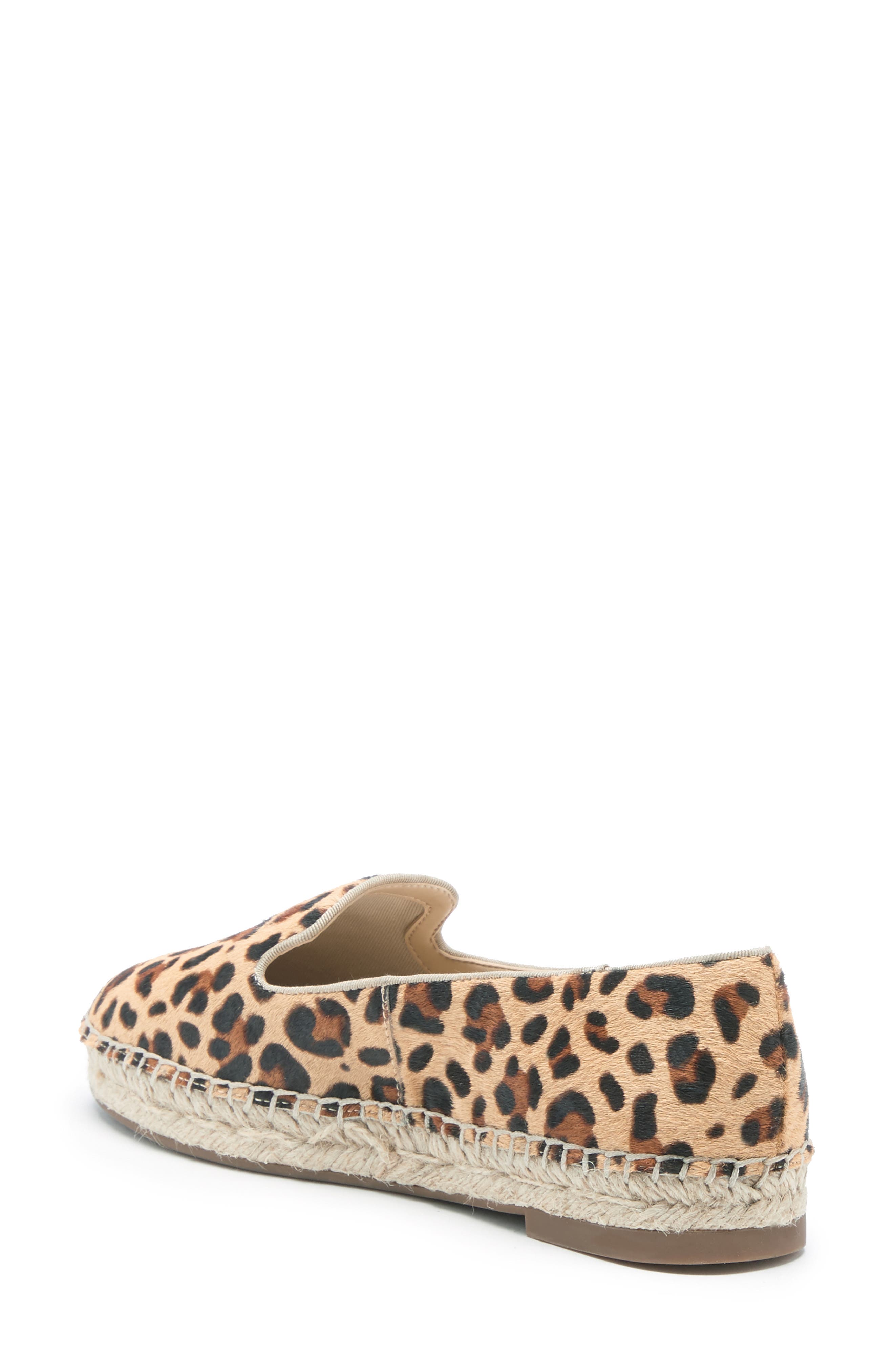 Sammah Espadrille Loafer, Alternate, color, TAN LEOPARD CALF HAIR