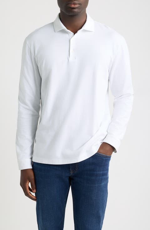 Crown Flex Pima Cotton Long Sleeve Polo