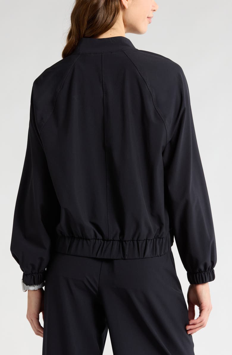 Zella In Flight Bomber Jacket, Alternate, color,