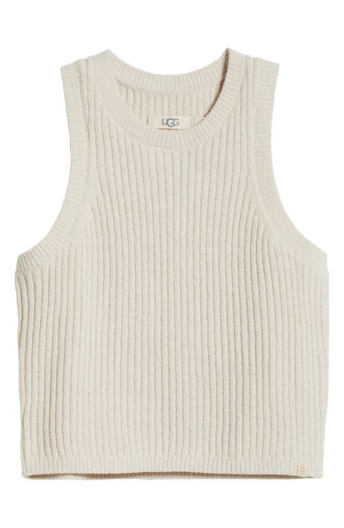 Shop Ugg(r) Elaenia Cozy Knit Lite Tank Sweater In Sand