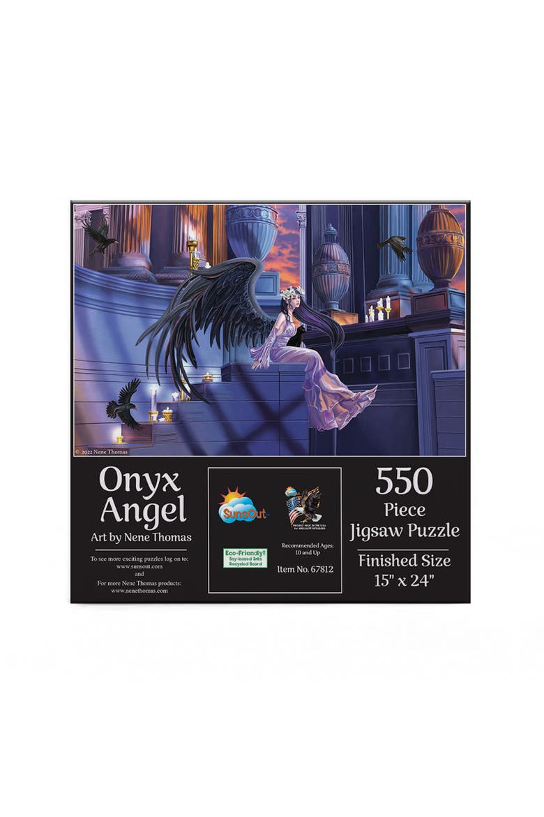 Onyx Angel 550 piece Jigsaw Puzzle for Adults, Alternate, color, Multicolor