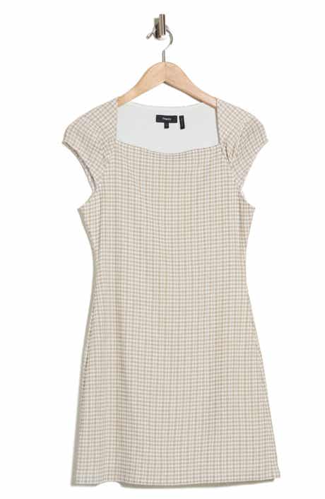 Check Print Dress