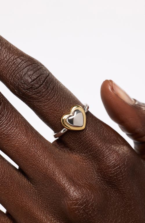 Ana Luisa Camelia Heart Ring In Multi