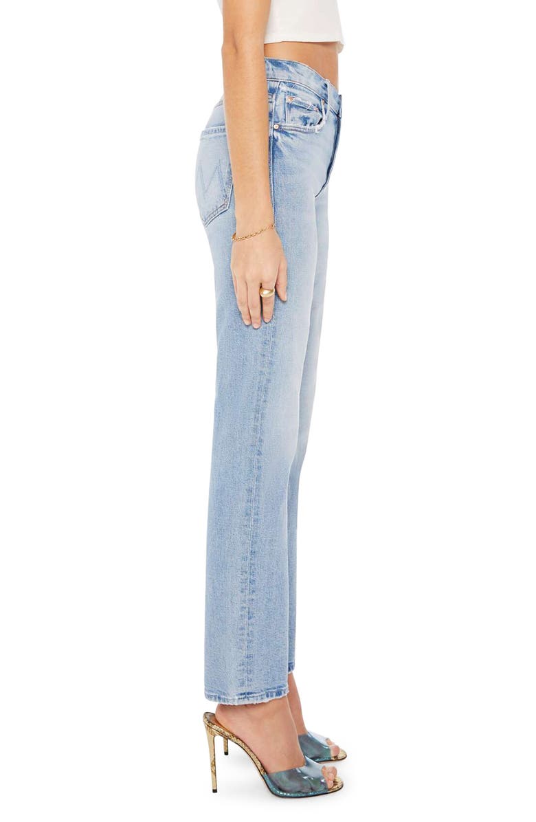 MOTHER The Smarty Pants Skimp High Waist Straight Leg Jeans, Alternate, color, Dont Be A Square