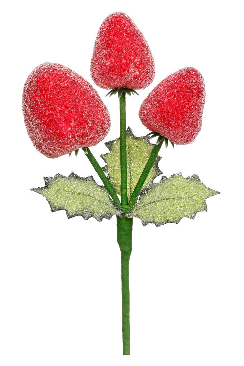 Christmas Strawberry Pick , Box of 6, Main, color, Red