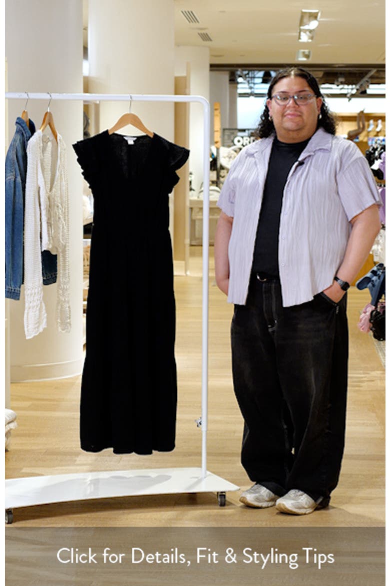 V-Neck Ruffle Maxi Dress video