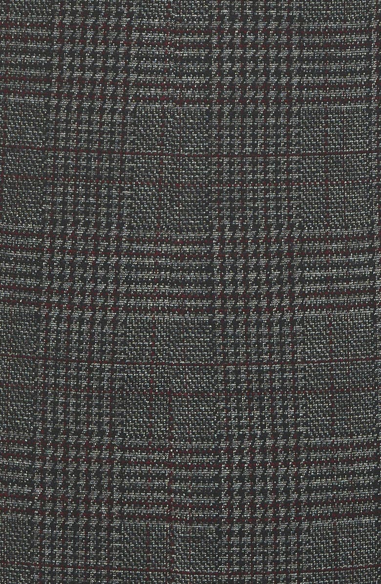 Balenciaga Hourglass Houndstooth Check Jersey Blazer, Alternate, color, 