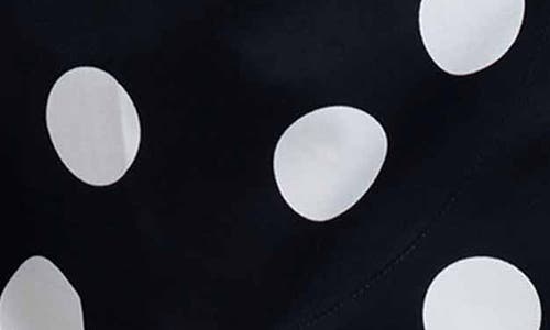 Foxcroft Salina Polka Dot Cotton Wrap Top