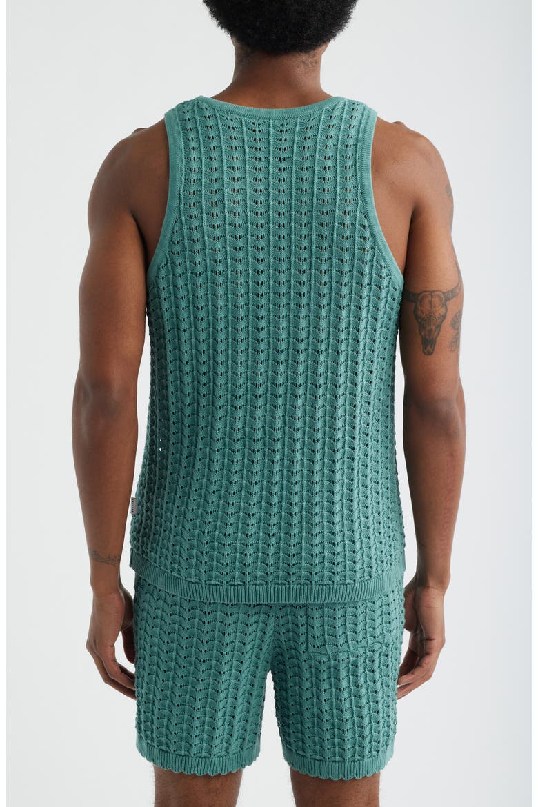 Salt Water Knit Tank, Alternate, color, TEAL