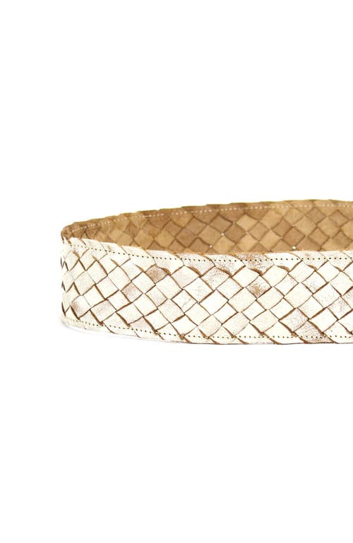 Bed Stu Dreamweaver Belt In Neutral