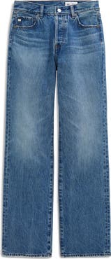 AG Sydney High Waist Relaxed Straight Leg Jeans