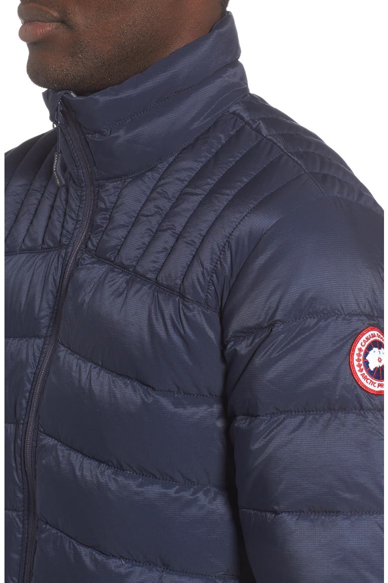 'Brookvale' Slim Fit Packable Down Jacket, Alternate, color, ADMIRAL BLUE/ BLACK