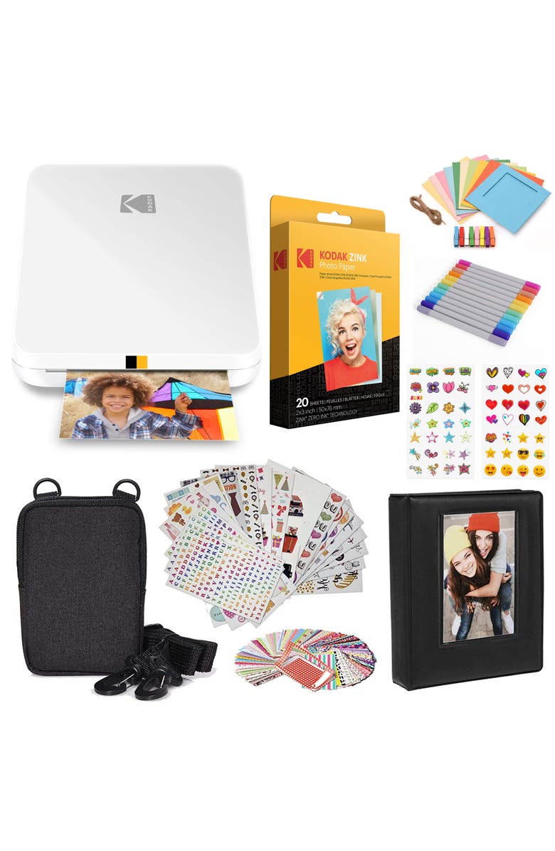 Kodak Step Slim Instant Printer 2x3" + Paper Kit, Main, color, White