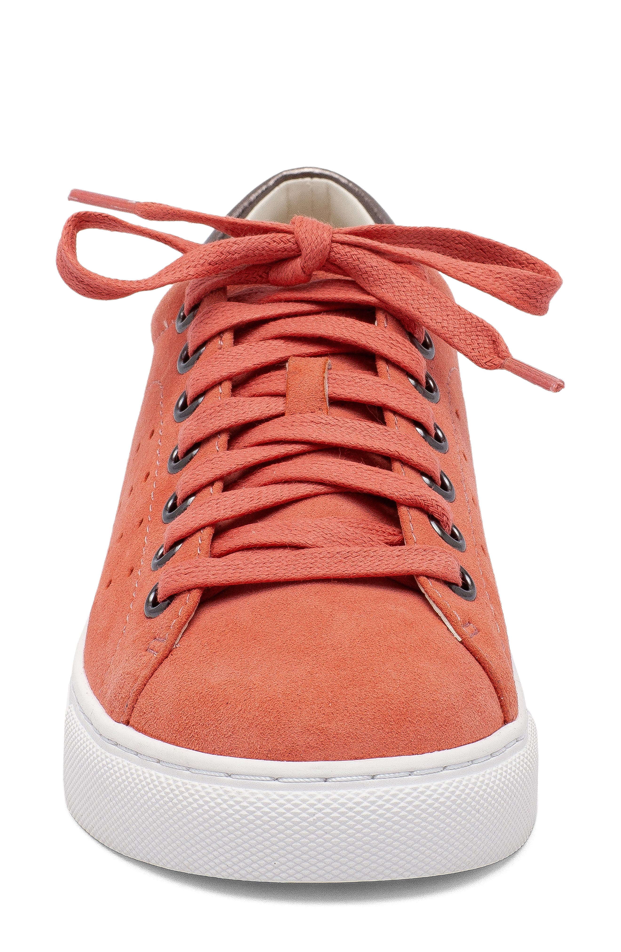 Bright Sneaker, Alternate, color, CORAL SUEDE