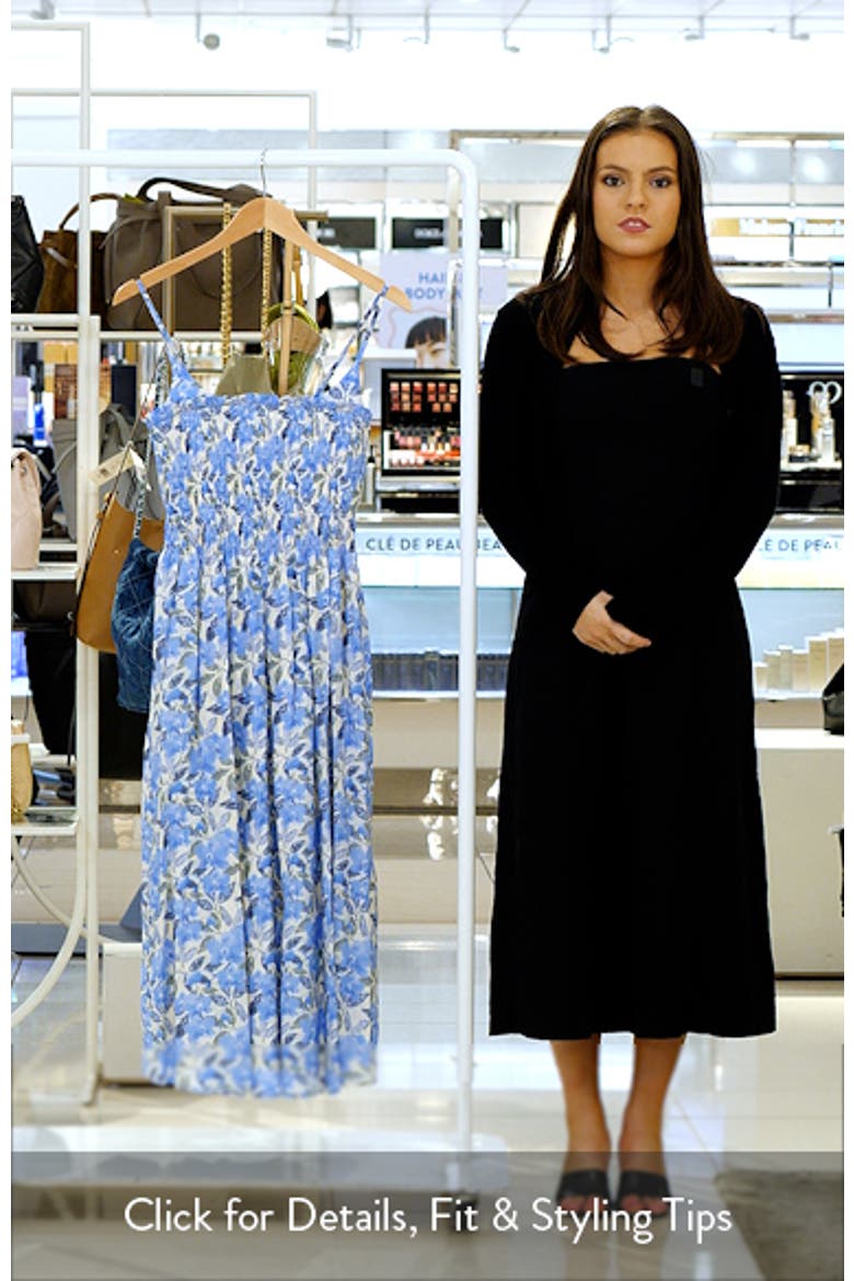 Floral Print A-Line Dress video