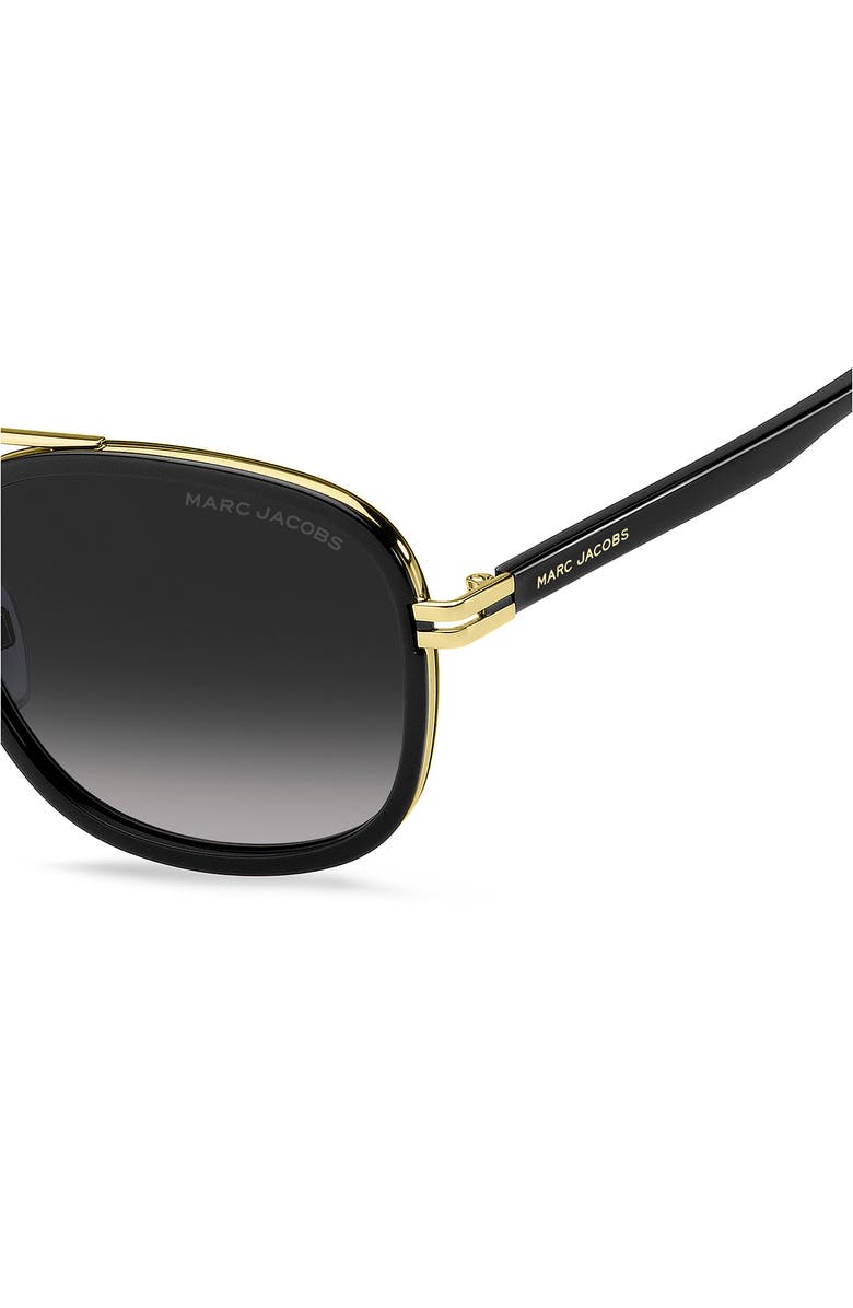 Marc Jacobs 54mm Gradient Rectangular Sunglasses, Alternate, color,