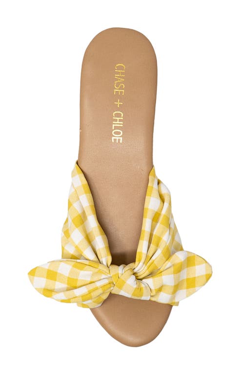 Chase & Chloe Chase And Chloe Knot Top Platform Sandal