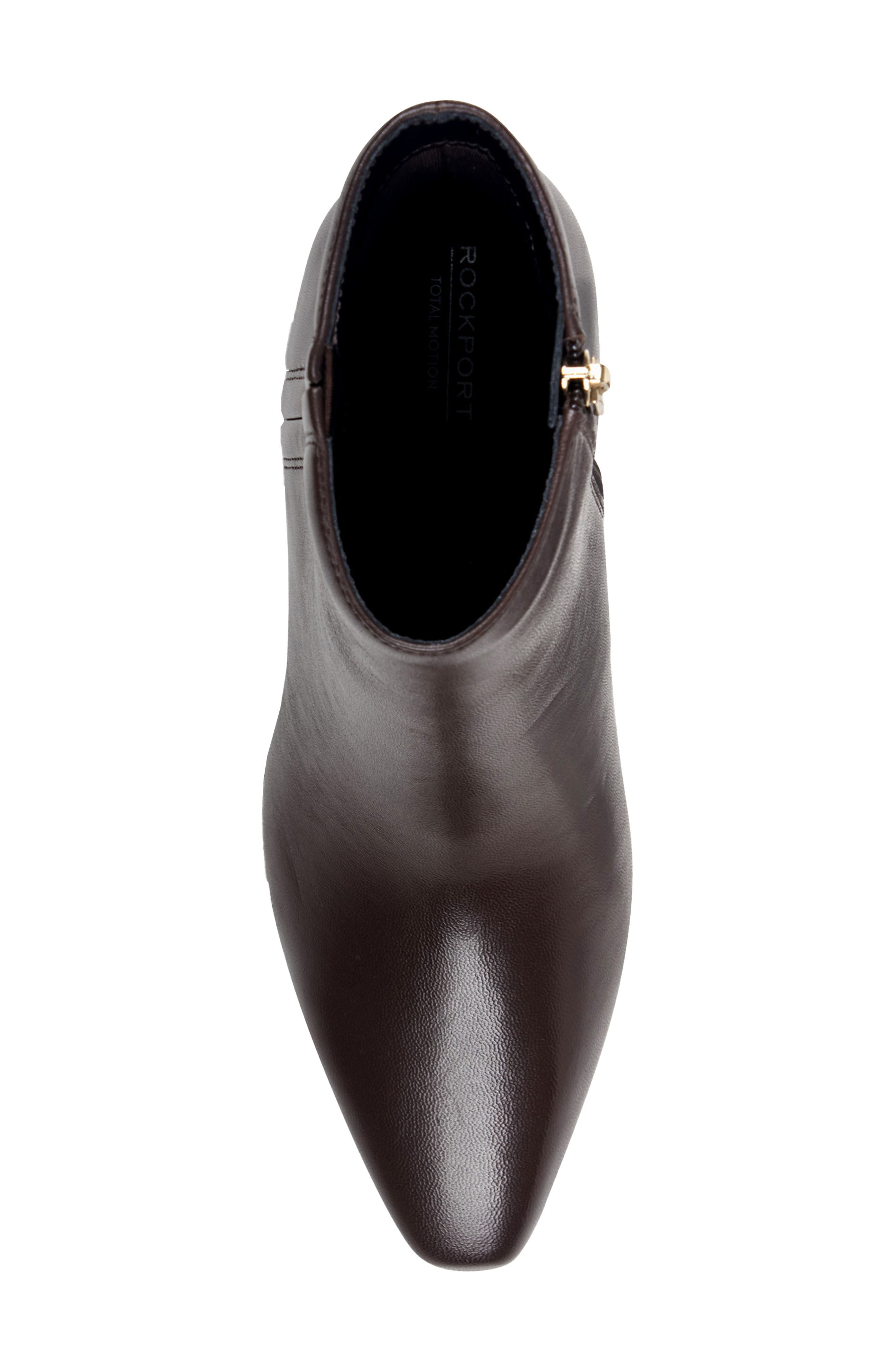 Marisa Bootie, Alternate, color, DARK BROWN LEATHER