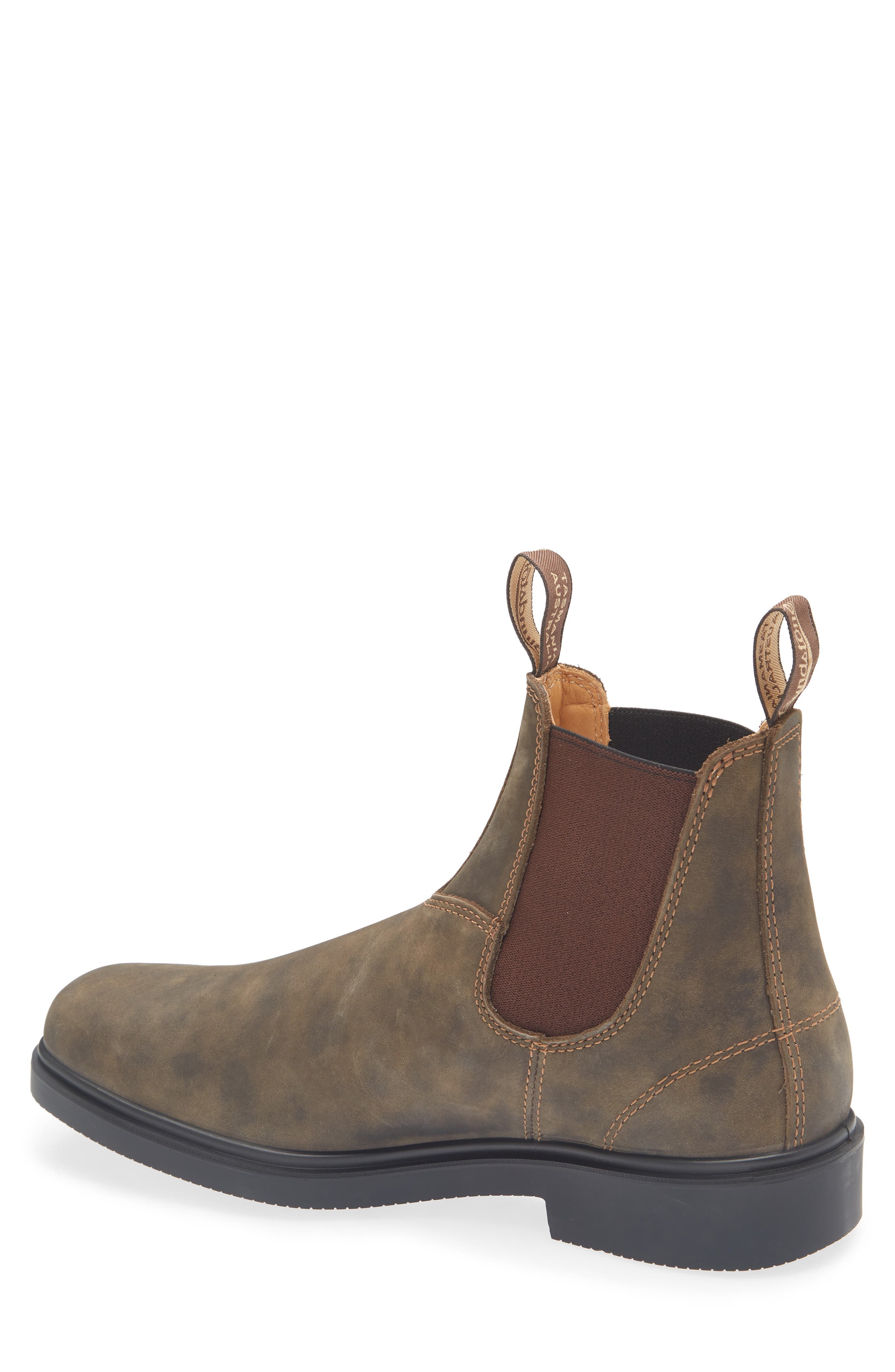 Blundstone Footwear Plain Toe Chelsea Boot, Alternate, color, Rustic Brown