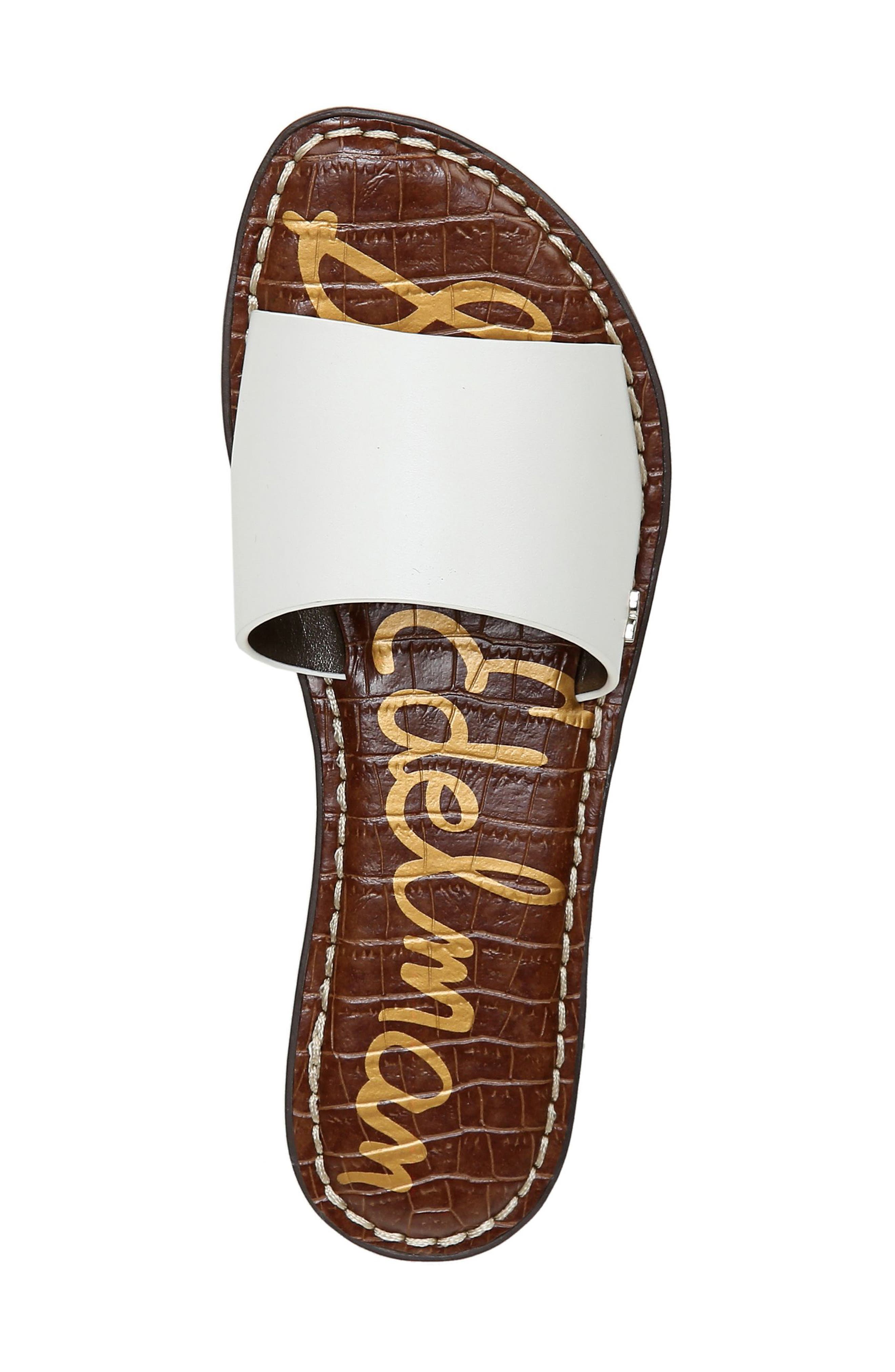 Genesis Sandal, Alternate, color, BRIGHT WHITE LEATHER