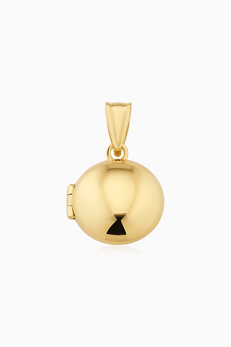 14K Yellow Gold Lock It Up Round Locket, Main, color, Yellow Gold