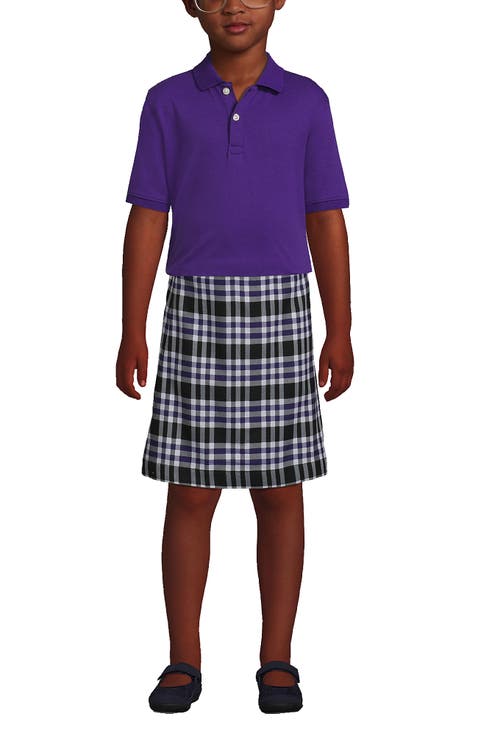 School Uniform Kids Short Sleeve Interlock Polo Shirt