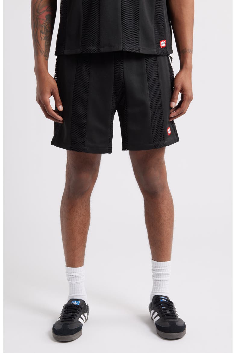 Practice Mesh Shorts, Main, color, BLACK