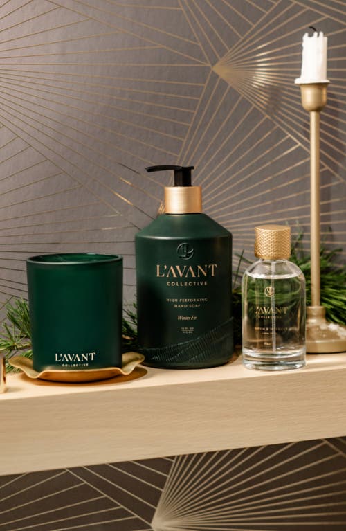 L'avant Collective Winter Fir Candle In Green