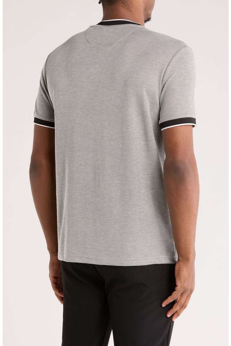 Stripe Tipped Pocket T-Shirt, Alternate, color, BLACK/ WHITE
