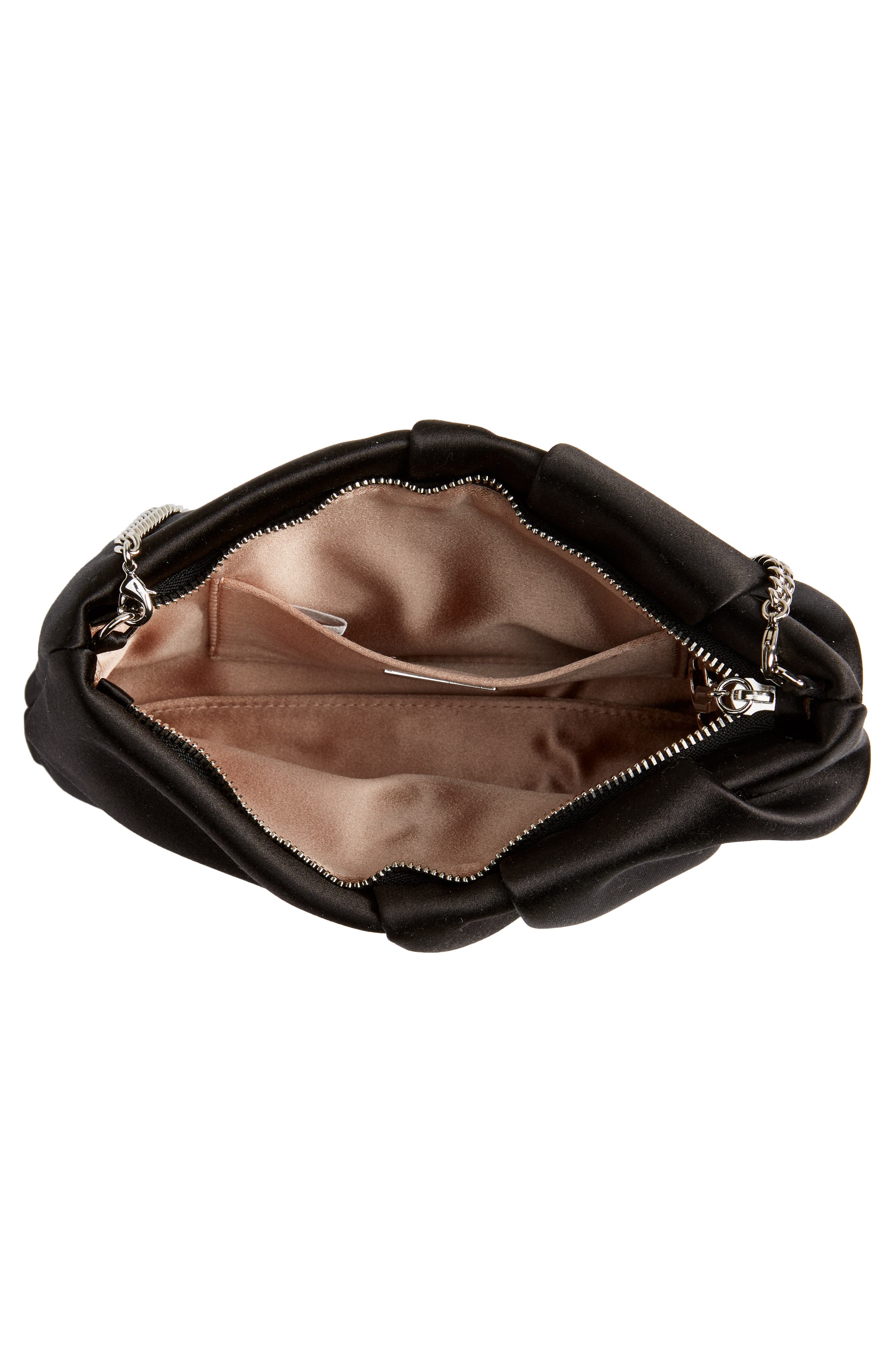 Jimmy Choo Bonny Satin Clutch, Alternate, color, 