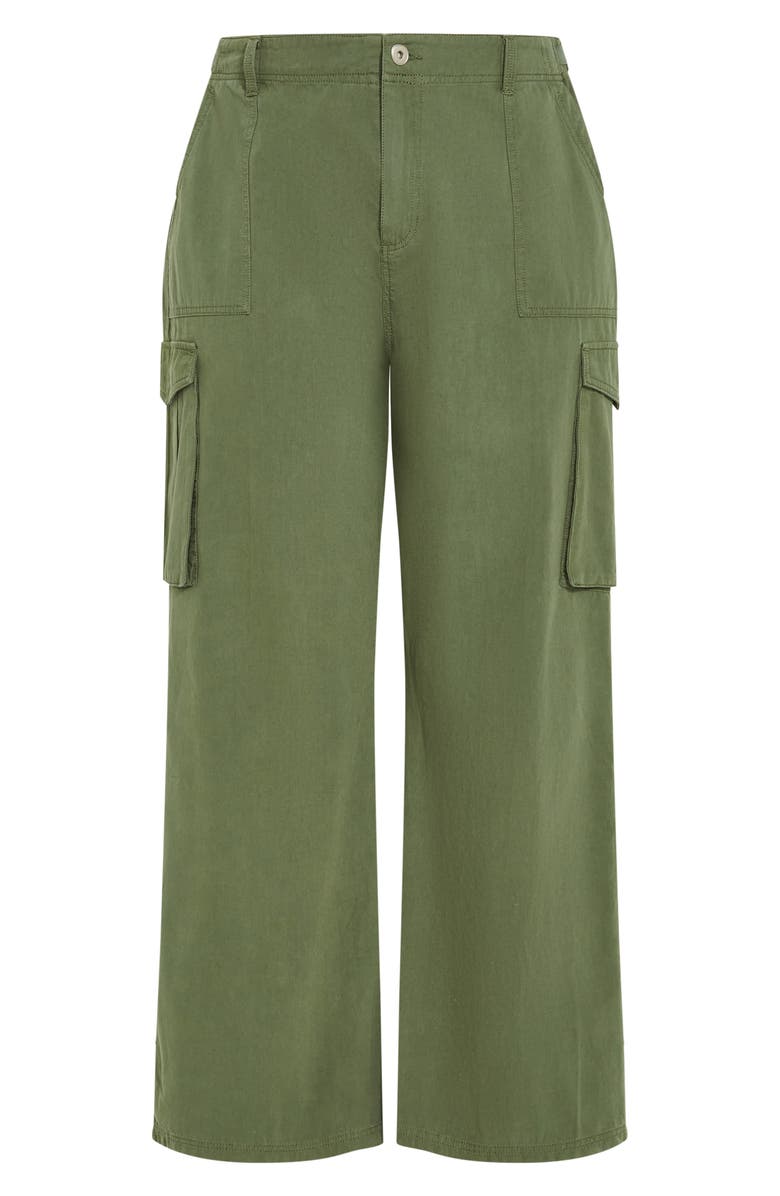 City Chic Mia Cargo Pants, Main, color, Olive